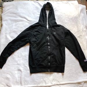 Black Champion Zip-up Hoodie🌟